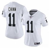 Women's Las Vegas Raiders #11 Jeremy Chinn White 2025 Vapor Stitched Jersey Dzhi,baseball caps,new era cap wholesale,wholesale hats
